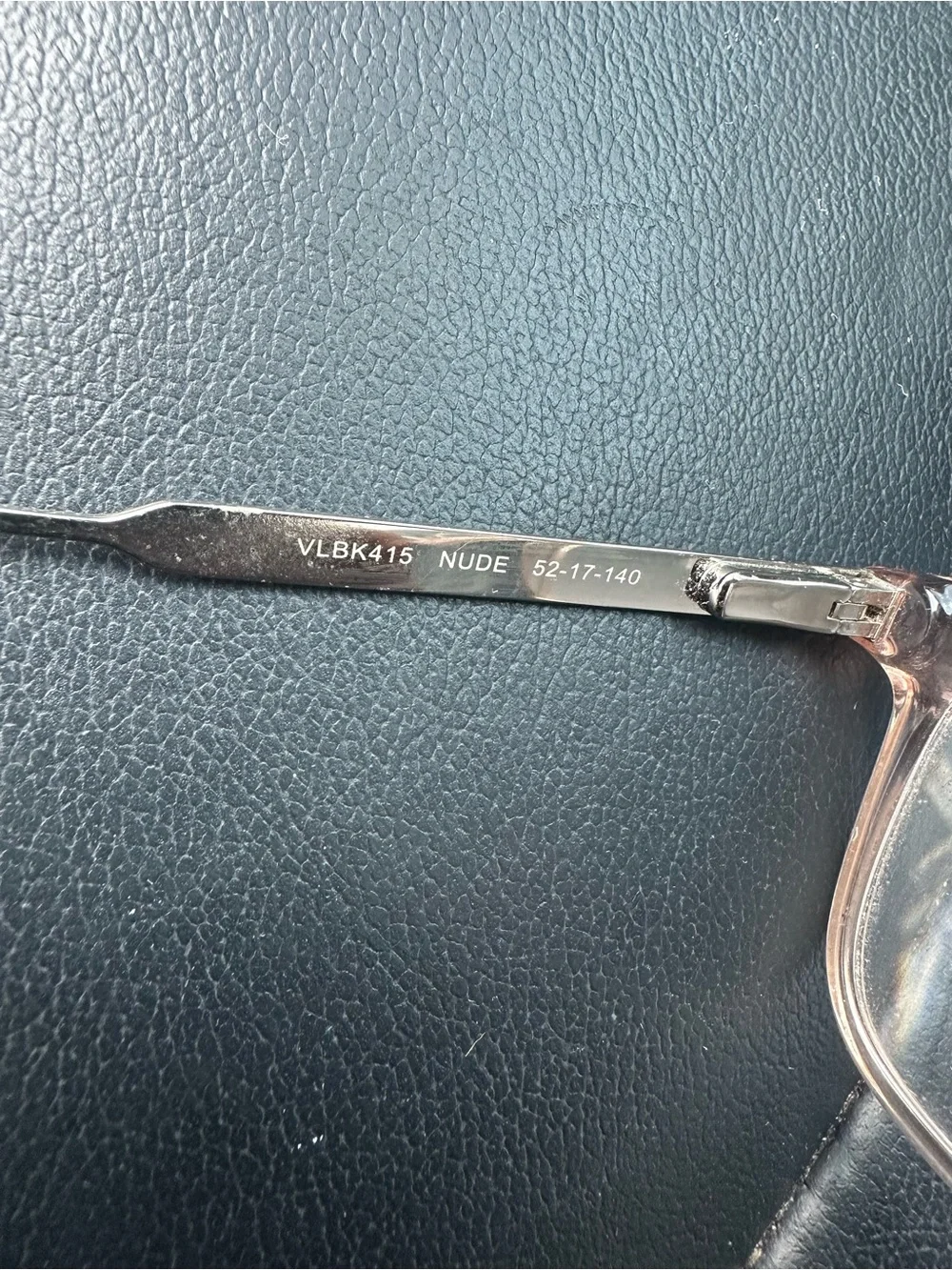 Lucky brand Clear Pink Rectangular Women's Eyeglasses 52-17-140 VLBK415